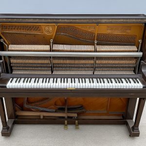piano recycling - half dismantled